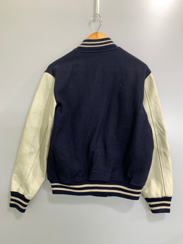 【現状渡し品】【メンズ】 WAY OUT ウェイアウト STADIUM JACKET スタジアムジャケット メンズ アウター スタジャン 146-260908-KS-13-min サイズ：M カラー：ネイビー/ホワイト 万代Net店