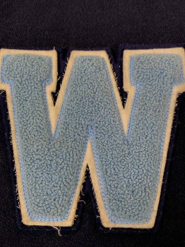 【現状渡し品】【メンズ】 WAY OUT ウェイアウト STADIUM JACKET スタジアムジャケット メンズ アウター スタジャン 146-260908-KS-13-min サイズ：M カラー：ネイビー/ホワイト 万代Net店