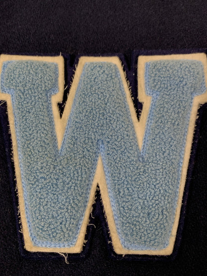 【現状渡し品】【メンズ】 WAY OUT ウェイアウト STADIUM JACKET スタジアムジャケット メンズ アウター スタジャン 146-260908-KS-13-min サイズ：M カラー：ネイビー/ホワイト 万代Net店