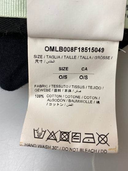 【中古品】【メンズ】 OFF-WHITE オフホワイト 19AW DIAG BASEBALL CAP ベースボールキャップ 帽子 185-260909-yn-23-min サイズ：O/S カラー：ブラック 万代Net店