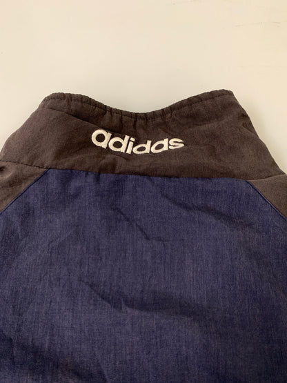 【現状渡し品】【メンズ】 ADIDAS アディダス 90S TRACK JACKET 1990年代 トラックジャケット メンズ アウター 146-260908-KS-11-min サイズ：D7 / F186 カラー：ネイビー/ブラウン 万代Net店