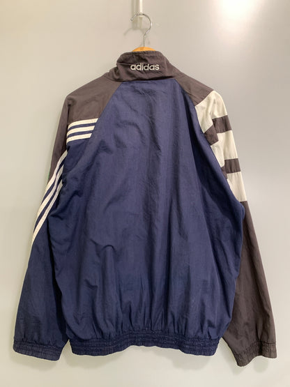 【現状渡し品】【メンズ】 ADIDAS アディダス 90S TRACK JACKET 1990年代 トラックジャケット メンズ アウター 146-260908-KS-11-min サイズ：D7 / F186 カラー：ネイビー/ブラウン 万代Net店