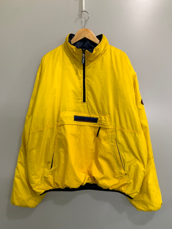 【中古品】【メンズ】 POLO SPORT ポロスポーツ REVERSIBLE JACKET リバーシブル ジャケット アウター ハーフジップ 146-260903-hu-35-min サイズ：XL カラー：ブルー/イエロー 万代Net店