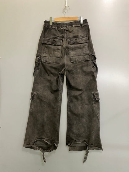 【現状渡し品】【メンズ】 RICK OWENS DRKSHDW リックオーエンス ダークシャドウ DOUBLE CARGO JUMBO BELAS DRO1C4338-SDK ダブルカーゴ ジャンボ ベラ デニムパンツ ボトムス 152-260909-jt-22-min サイズ：IT 48 カラー：グレー 万代Net店