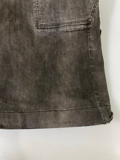 【現状渡し品】【メンズ】 RICK OWENS DRKSHDW リックオーエンス ダークシャドウ DOUBLE CARGO JUMBO BELAS DRO1C4338-SDK ダブルカーゴ ジャンボ ベラ デニムパンツ ボトムス 152-260909-jt-22-min サイズ：IT 48 カラー：グレー 万代Net店