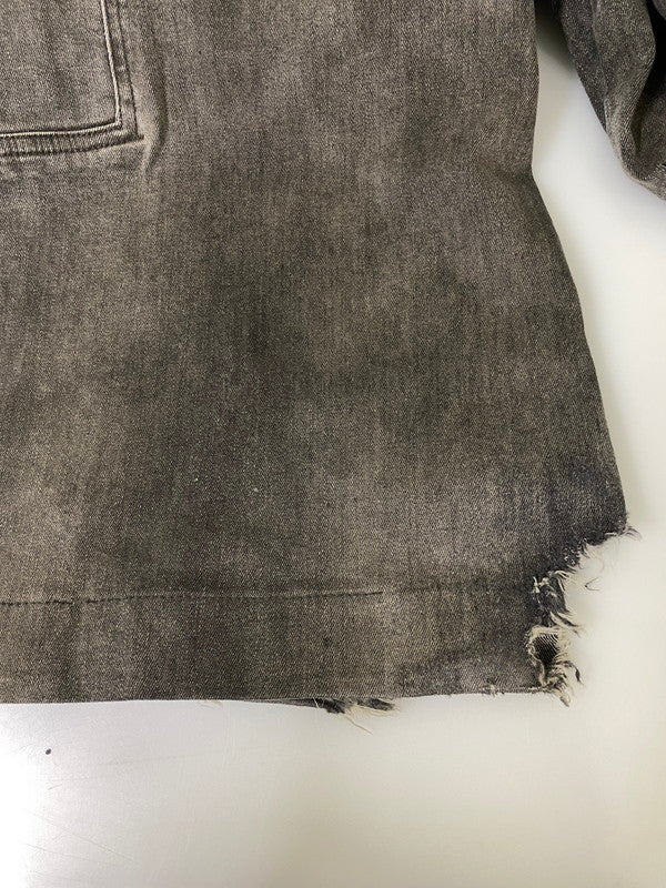 【現状渡し品】【メンズ】 RICK OWENS DRKSHDW リックオーエンス ダークシャドウ DOUBLE CARGO JUMBO BELAS DRO1C4338-SDK ダブルカーゴ ジャンボ ベラ デニムパンツ ボトムス 152-260909-jt-22-min サイズ：IT 48 カラー：グレー 万代Net店