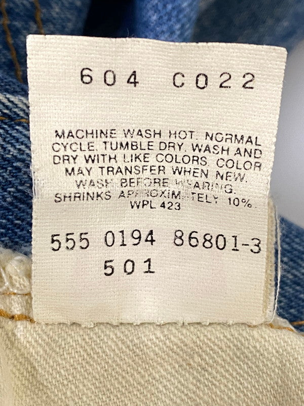【中古品】【メンズ】 LEVI'S リーバイス 90'S 110周年BIG E復刻 501 DENIM PANTS バレンシア工場 デニムパンツ ボトムス 157-260909-jt-23-min サイズ：W33 L36 カラー：インディゴ 万代Net店