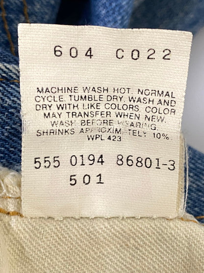 【中古品】【メンズ】 LEVI'S リーバイス 90'S 110周年BIG E復刻 501 DENIM PANTS バレンシア工場 デニムパンツ ボトムス 157-260909-jt-23-min サイズ：W33 L36 カラー：インディゴ 万代Net店