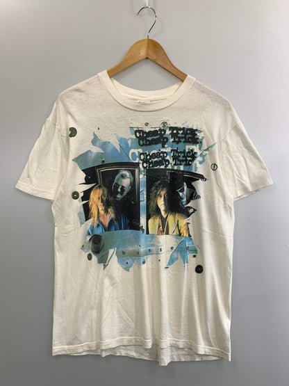 【中古品】【メンズ】 CHEAP TRICK チープ トリック 90年代 PRINT TEE プリント Tシャツ トップス 146-260909-jt-07-min サイズ：L カラー：ホワイト 万代Net店