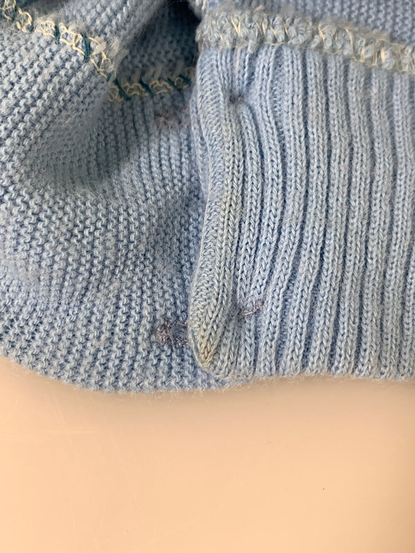 【現状渡し品】【メンズ】 SEARS シアーズ 60-70'S CARDIGAN 60〜70年代 カーディガン メンズ トップス 146-260908-KS-08-min サイズ：L カラー：ブルー系 万代Net店