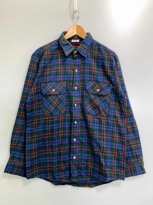【中古品】【メンズ】 FIVE BROTHER ファイブブラザー 90'S シャモアクロスシャツ 90年代 メンズ トップス 長袖シャツ 146-260908-KS-18-min サイズ：M カラー：マルチカラー 万代Net店