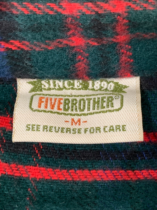 【中古品】【メンズ】 FIVE BROTHER ファイブブラザー 90'S シャモアクロスシャツ 90年代 メンズ トップス 長袖シャツ 146-260908-KS-18-min サイズ：M カラー：マルチカラー 万代Net店