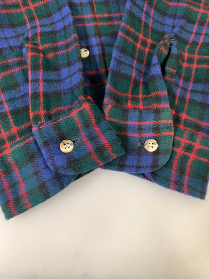 【中古品】【メンズ】 FIVE BROTHER ファイブブラザー 90'S シャモアクロスシャツ 90年代 メンズ トップス 長袖シャツ 146-260908-KS-18-min サイズ：M カラー：マルチカラー 万代Net店