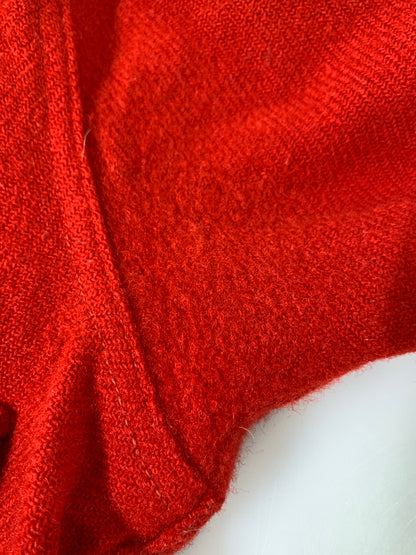 【現状渡し品】【メンズ】 WOOLRICH ウールリッチ 50'S CPO WOOL SHIRT 1950年代 ウールシャツ メンズ トップス 長袖シャツ 146-260908-KS-20-min サイズ：15 カラー：レッド 万代Net店