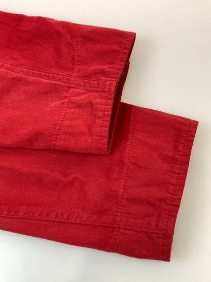 【中古品】【メンズ】 VIVIENNE WESTWOOD ANGLOMANIA ヴィヴィアンウエストウッド アングロマニア TRUCKER SHIRT トラッカー シャツ トップス 141-260909-jt-08-min サイズ：46 カラー：レッド 万代Net店