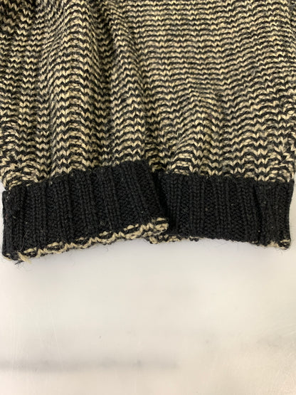 【中古品】【メンズ】 RRL ダブルアールエル 90'S三つ星 タートルネックセーター メンズ トップス セーター 145-260908-KS-05-min サイズ：M カラー：ブラック/オートミール 万代Net店