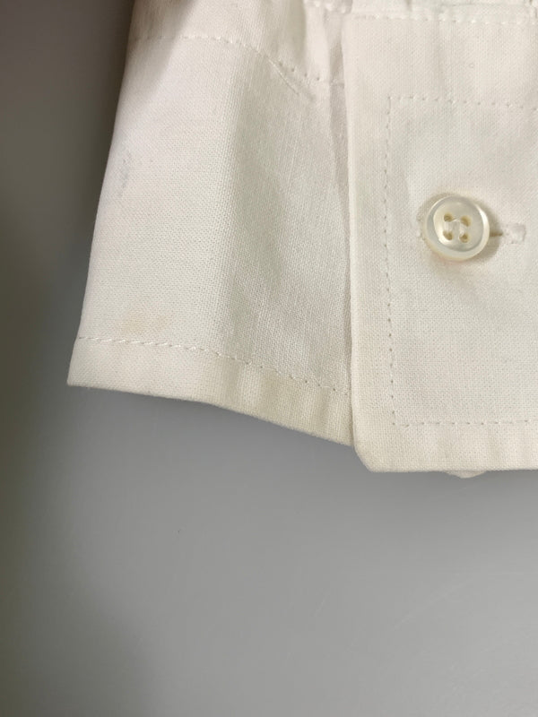【中古品】【メンズ】 MAISON MARTIN MARGIELA メゾン マルタン マルジェラ ここのえタグ DRESS SHIRT ドレスシャツ メンズ トップス 長袖シャツ 141-260908-KS-07-min サイズ：2 カラー：ホワイト 万代Net店