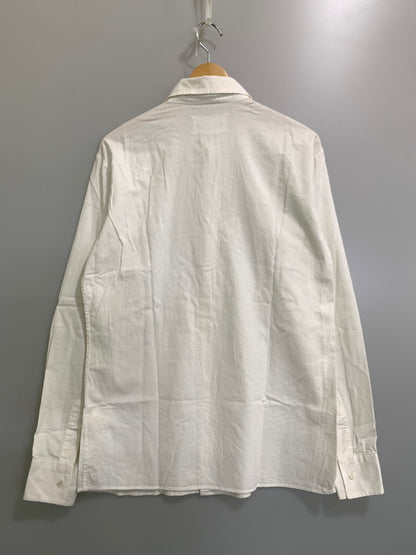 【中古品】【メンズ】 MAISON MARTIN MARGIELA メゾン マルタン マルジェラ ここのえタグ DRESS SHIRT ドレスシャツ メンズ トップス 長袖シャツ 141-260908-KS-07-min サイズ：2 カラー：ホワイト 万代Net店