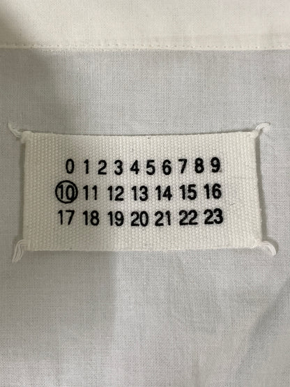 【中古品】【メンズ】 MAISON MARTIN MARGIELA メゾン マルタン マルジェラ ここのえタグ DRESS SHIRT ドレスシャツ メンズ トップス 長袖シャツ 141-260908-KS-07-min サイズ：2 カラー：ホワイト 万代Net店