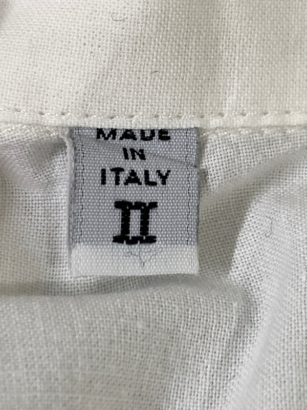 【中古品】【メンズ】 MAISON MARTIN MARGIELA メゾン マルタン マルジェラ ここのえタグ DRESS SHIRT ドレスシャツ メンズ トップス 長袖シャツ 141-260908-KS-07-min サイズ：2 カラー：ホワイト 万代Net店