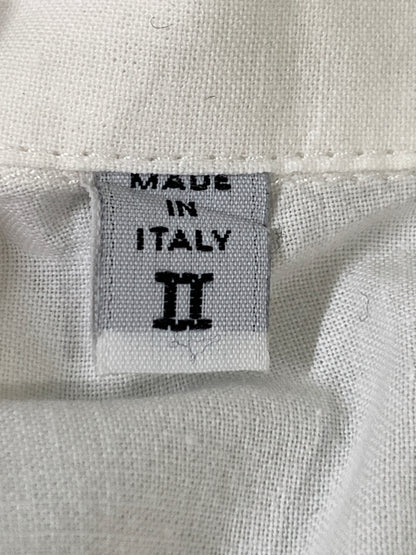 【中古品】【メンズ】 MAISON MARTIN MARGIELA メゾン マルタン マルジェラ ここのえタグ DRESS SHIRT ドレスシャツ メンズ トップス 長袖シャツ 141-260908-KS-07-min サイズ：2 カラー：ホワイト 万代Net店