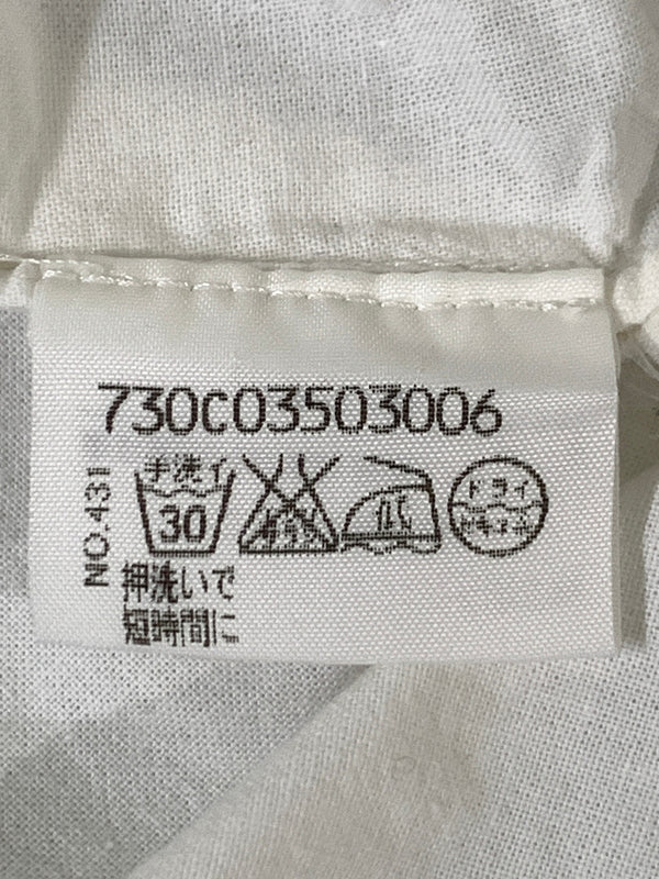 【中古品】【メンズ】 MAISON MARTIN MARGIELA メゾン マルタン マルジェラ ここのえタグ DRESS SHIRT ドレスシャツ メンズ トップス 長袖シャツ 141-260908-KS-07-min サイズ：2 カラー：ホワイト 万代Net店