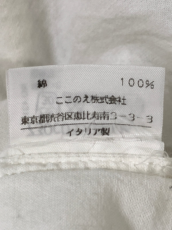 【中古品】【メンズ】 MAISON MARTIN MARGIELA メゾン マルタン マルジェラ ここのえタグ DRESS SHIRT ドレスシャツ メンズ トップス 長袖シャツ 141-260908-KS-07-min サイズ：2 カラー：ホワイト 万代Net店