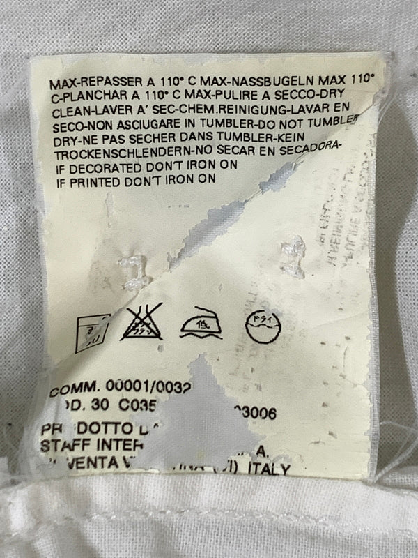 【中古品】【メンズ】 MAISON MARTIN MARGIELA メゾン マルタン マルジェラ ここのえタグ DRESS SHIRT ドレスシャツ メンズ トップス 長袖シャツ 141-260908-KS-07-min サイズ：2 カラー：ホワイト 万代Net店