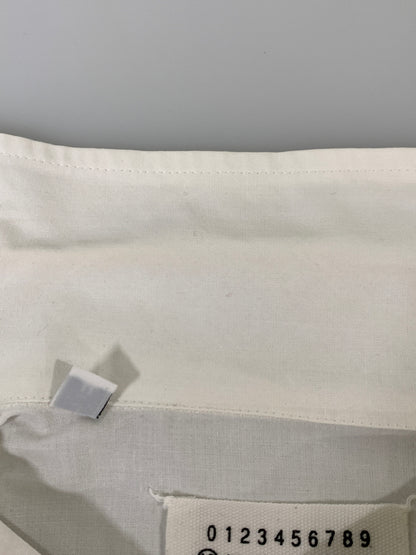 【中古品】【メンズ】 MAISON MARTIN MARGIELA メゾン マルタン マルジェラ ここのえタグ DRESS SHIRT ドレスシャツ メンズ トップス 長袖シャツ 141-260908-KS-07-min サイズ：2 カラー：ホワイト 万代Net店