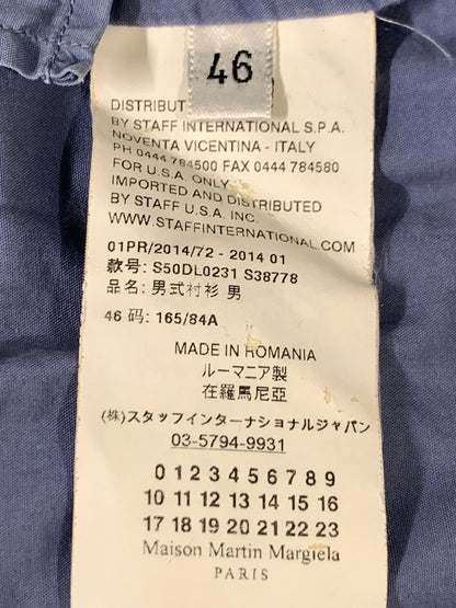 【現状渡し品】【メンズ】 MAISON MARTIN MARGIELA メゾン マルタン マルジェラ DRESS SHIRT ドレスシャツ メンズ トップス 長袖シャツ 141-260908-KS-19-min サイズ：46 カラー：ブルーグレー 万代Net店