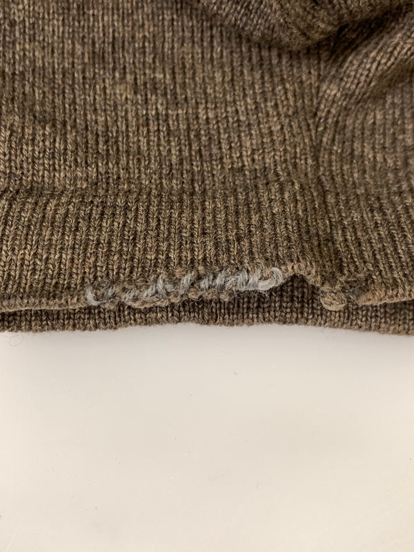 【現状渡し品】【メンズ】 MAISON MARTIN MARGIELA メゾン マルタン マルジェラ ここのえタグ CREWNECK SWEATER クルーネック セーター メンズ トップス 141-260908-KS-06-min サイズ：S カラー：ブラウン 万代Net店