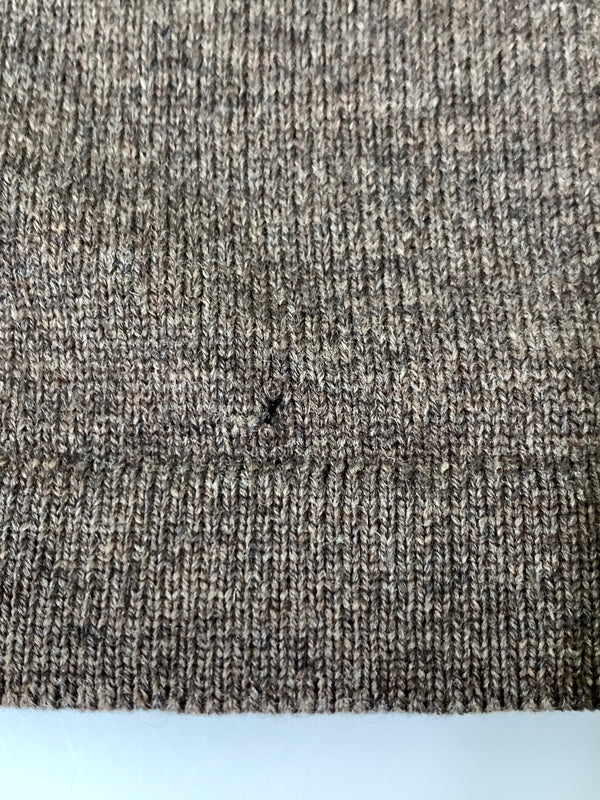 【現状渡し品】【メンズ】 MAISON MARTIN MARGIELA メゾン マルタン マルジェラ ここのえタグ CREWNECK SWEATER クルーネック セーター メンズ トップス 141-260908-KS-06-min サイズ：S カラー：ブラウン 万代Net店