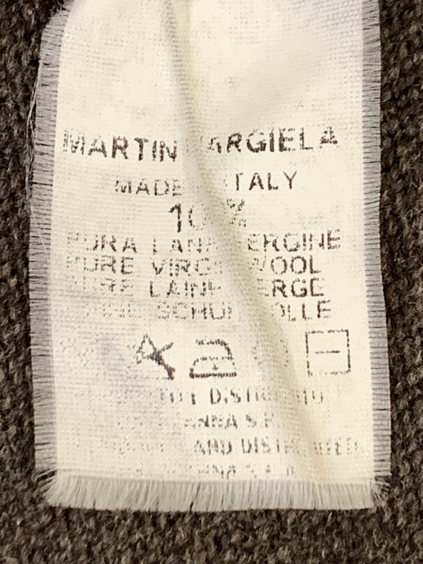 【現状渡し品】【メンズ】 MAISON MARTIN MARGIELA メゾン マルタン マルジェラ ここのえタグ CREWNECK SWEATER クルーネック セーター メンズ トップス 141-260908-KS-06-min サイズ：S カラー：ブラウン 万代Net店