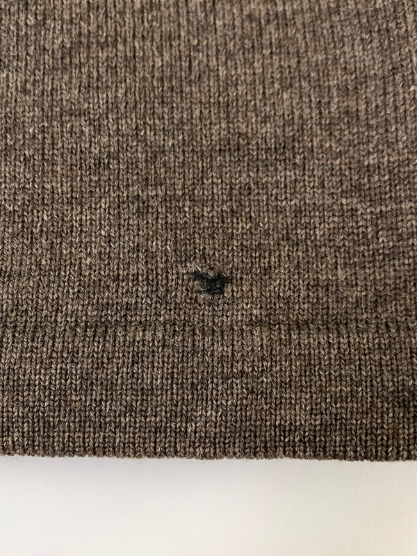 【現状渡し品】【メンズ】 MAISON MARTIN MARGIELA メゾン マルタン マルジェラ ここのえタグ CREWNECK SWEATER クルーネック セーター メンズ トップス 141-260908-KS-06-min サイズ：S カラー：ブラウン 万代Net店