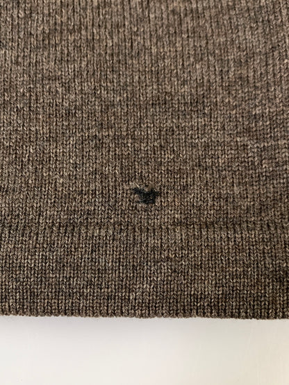 【現状渡し品】【メンズ】 MAISON MARTIN MARGIELA メゾン マルタン マルジェラ ここのえタグ CREWNECK SWEATER クルーネック セーター メンズ トップス 141-260908-KS-06-min サイズ：S カラー：ブラウン 万代Net店
