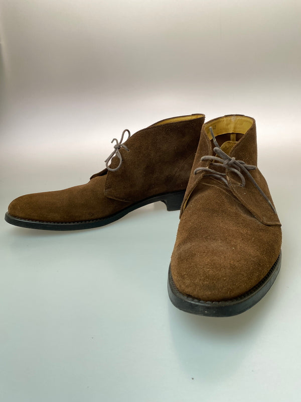 【中古品】【メンズ】 REAGAL リーガル SUEDE CHUKKA BOOTS スエードチャッカブーツ 靴 165-260909-yn-14-min サイズ：42 カラー：ブラウン 万代Net店