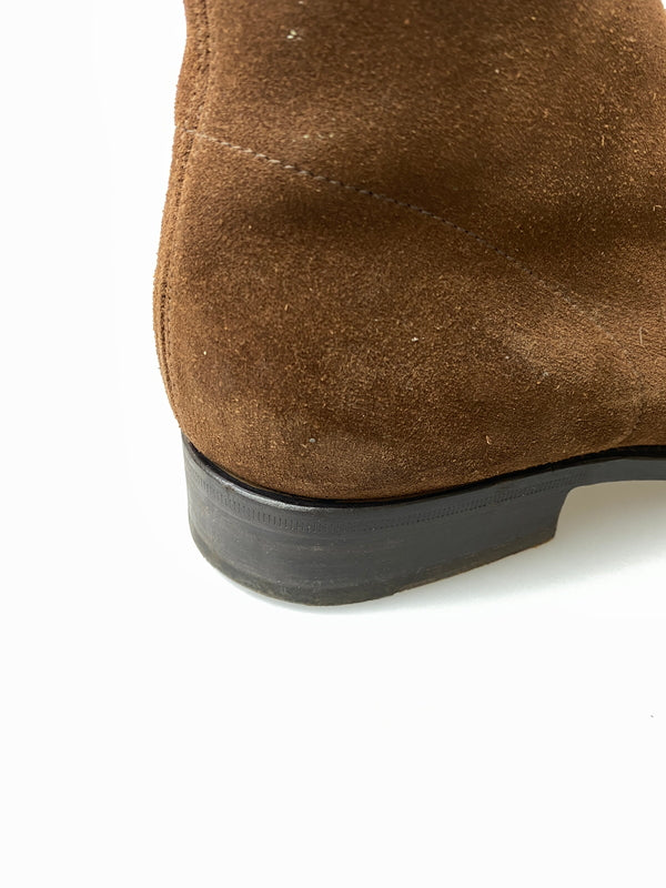 【中古品】【メンズ】 REAGAL リーガル SUEDE CHUKKA BOOTS スエードチャッカブーツ 靴 165-260909-yn-14-min サイズ：42 カラー：ブラウン 万代Net店