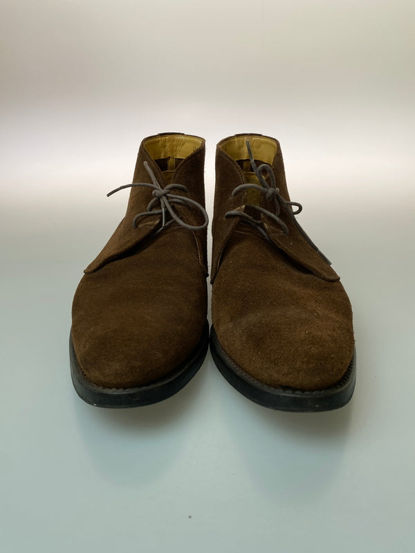 【中古品】【メンズ】 REAGAL リーガル SUEDE CHUKKA BOOTS スエードチャッカブーツ 靴 165-260909-yn-14-min サイズ：42 カラー：ブラウン 万代Net店