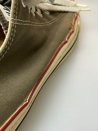 【現状渡し品】【メンズ】 CONVERSE コンバース 90's ALLSTAR LOW 90年代 オールスター ロー 日本製 スニーカー 靴 163-260909-yn-16-min サイズ：9 カラー：オリーブブラウン 万代Net店