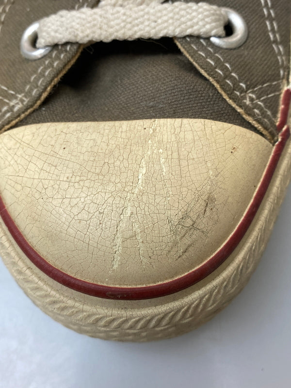 【現状渡し品】【メンズ】 CONVERSE コンバース 90's ALLSTAR LOW 90年代 オールスター ロー 日本製 スニーカー 靴 163-260909-yn-16-min サイズ：9 カラー：オリーブブラウン 万代Net店