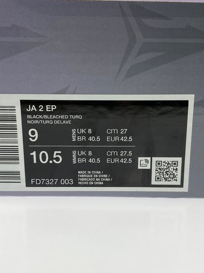 【中古品】【メンズ】 NIKE ナイキ JA 2 TIFFANY SWOOSH FD7327-003 ジャ 2 ティファニースウッシュ スニーカー 靴 160-260907-yn-01-min サイズ：27.0cm US9 カラー：BLACK/BLEACHED TURO 万代Net店