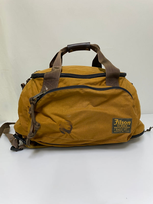 【現状渡し品】【メンズ/レディース】 FILSON フィルソン ドライデン 3ウェイダッフルバッグ アウトドア トラベルバッグ 手持ち 肩掛け リュックサック 鞄 カバン 188-260927-em-23-min カラー：ブラウン 万代Net店