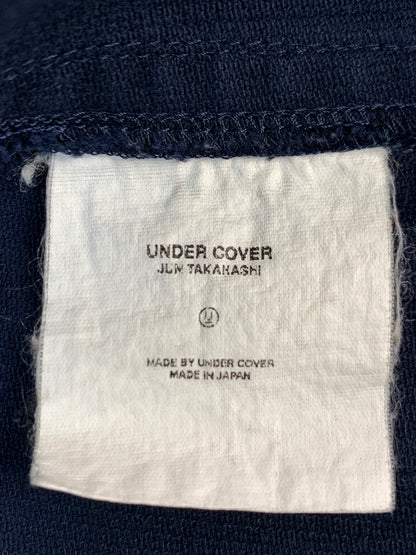 【中古品】【メンズ】 UNDERCOVER アンダーカバー ノーカラージャケット PAPERDOLL期 水玉 ドット模様 襟無し メンズ アウター 140-260904-em-56-min サイズ：M カラー：ネイビー（ドット） 万代Net店
