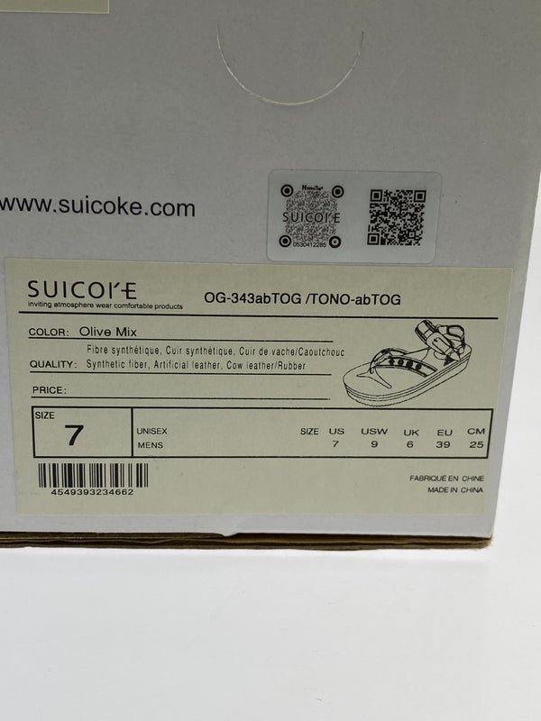 【中古品】【メンズ】 SUICOKE スコイック × TOGA VIRILIS TOGA ARCHIVES SANDALS OG-343ABTOG トーガ サンダル 靴 167-260907-yn-07-min サイズ：25.0cm カラー：OLIVE MIX 万代Net店