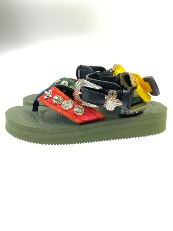 【中古品】【メンズ】 SUICOKE スコイック × TOGA VIRILIS TOGA ARCHIVES SANDALS OG-343ABTOG トーガ サンダル 靴 167-260907-yn-07-min サイズ：25.0cm カラー：OLIVE MIX 万代Net店