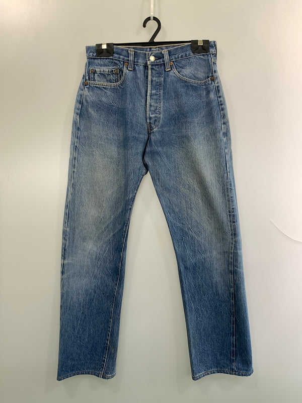 【中古品】【メンズ】 LEVI'S リーバイス 501 66後期 刻印6 デニム 70S 70年代 デニムパンツ メンズ ボトムス ジーンズ ジーパン ヴィンテージ 157-260904-em-48-min サイズ：W33×L36 カラー：インディゴ 万代Net店