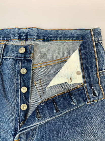 【中古品】【メンズ】 LEVI'S リーバイス 501 66後期 刻印6 デニム 70S 70年代 デニムパンツ メンズ ボトムス ジーンズ ジーパン ヴィンテージ 157-260904-em-48-min サイズ：W33×L36 カラー：インディゴ 万代Net店