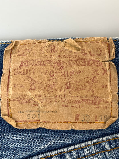 【中古品】【メンズ】 LEVI'S リーバイス 501 66後期 刻印6 デニム 70S 70年代 デニムパンツ メンズ ボトムス ジーンズ ジーパン ヴィンテージ 157-260904-em-48-min サイズ：W33×L36 カラー：インディゴ 万代Net店