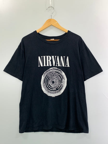 【現状渡し品】【メンズ】 NIRVANA ニルヴァーナ VESTIBULE SS TEE ヴェスティビュール ショートスリーブ Tシャツ メンズ トップス 半袖Tシャツ 146-260904-em-53-min カラー：ブラック 万代Net店
