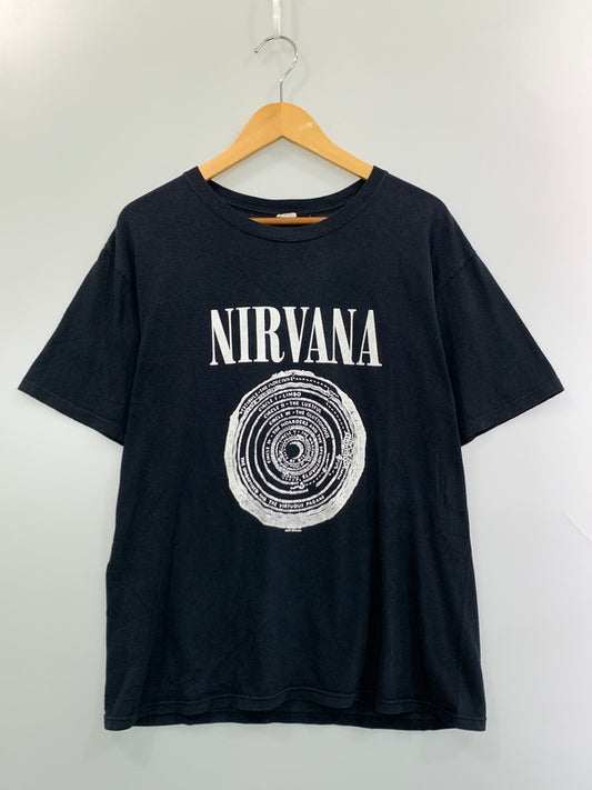 【現状渡し品】【メンズ】 NIRVANA ニルヴァーナ VESTIBULE SS TEE ヴェスティビュール ショートスリーブ Tシャツ メンズ トップス 半袖Tシャツ 146-260904-em-53-min カラー：ブラック 万代Net店